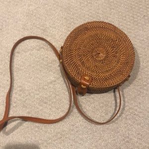 Rattan purse